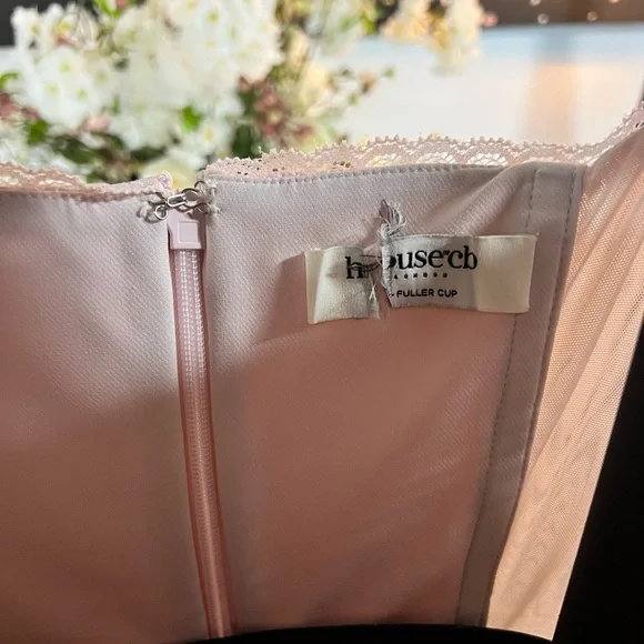 HOUSE OF CB Minimoiselle Ballerina Pink Tulle Mini Dress Sz L - Picture 6 of 8